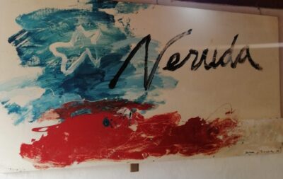 4 sculptures in the Pablo Neruda Museum