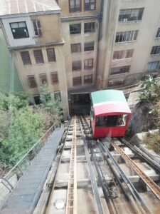 old funicular in Valparaiso