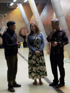 visiting the clay barrel room