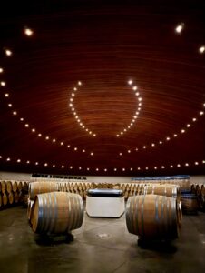 Visit the cellar at Clos Apalta Winery
